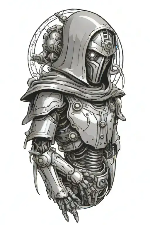 Robot Mage With Robe