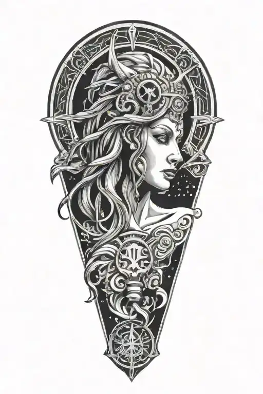 Zodiac Virgo Symbol Incorporated