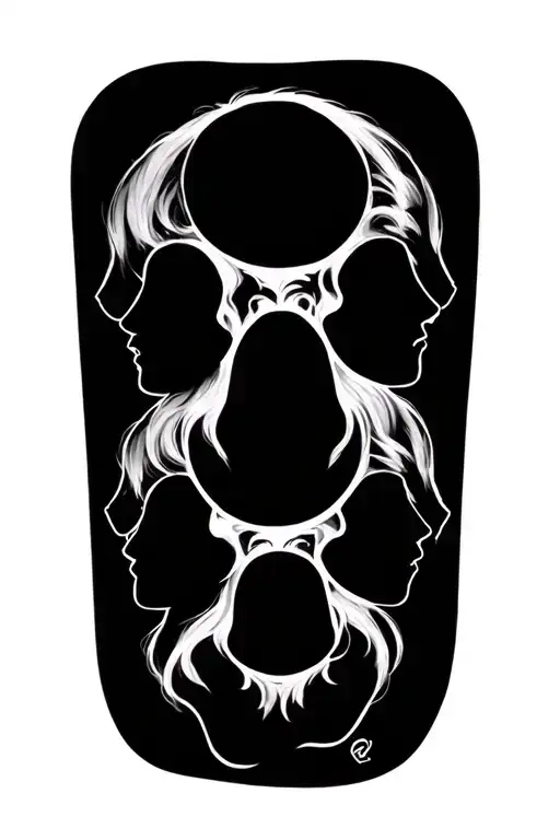 Make Me A Tattoo With 4 Cores Drawn By 4 Family Members