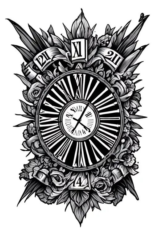 21 11 23 In Roman Numerals Surrounded