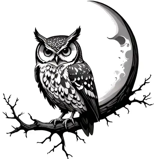Owl Moon Surrounded