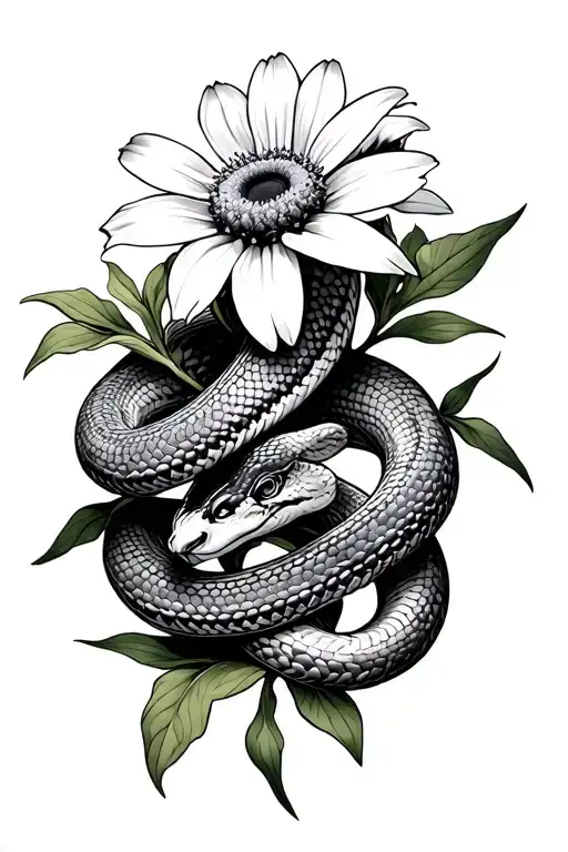 Edelweiss With Snake Wrapped