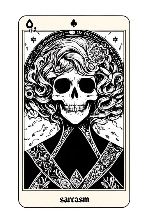 The Sarcasm Tarot Card