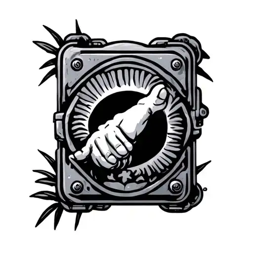 Hawaii Hiking Pillboxes Shaka Symbol Surrounded