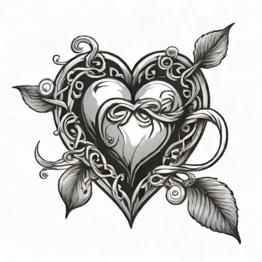 Love Heart Intertwined