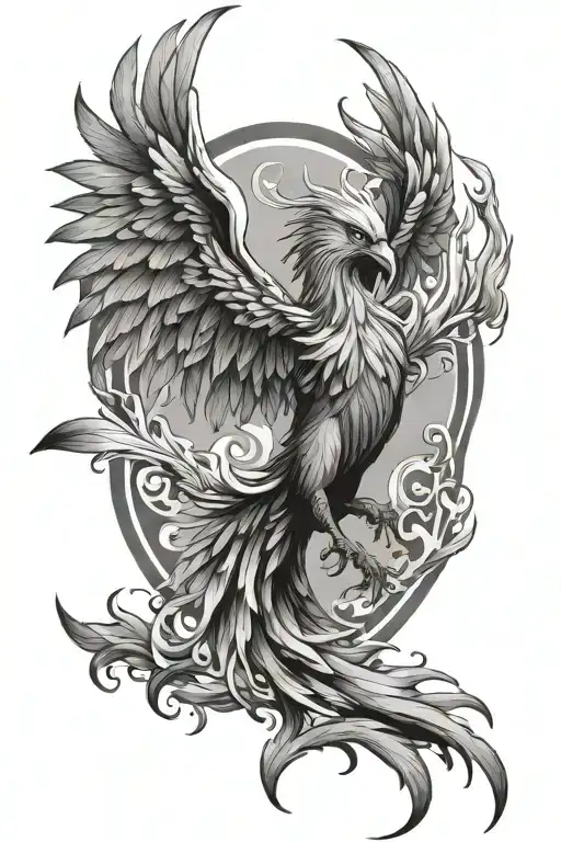 Phoenix Rising From The Ashes