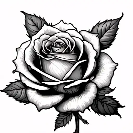 Rose With Names In Petals