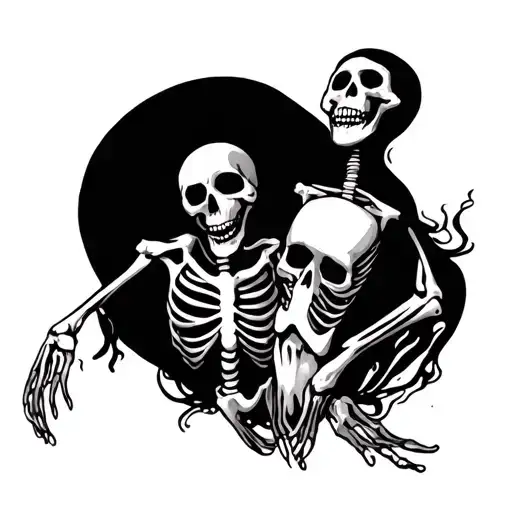 Ghost And Skeleton