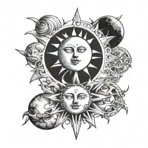Trio Sun Moon Star