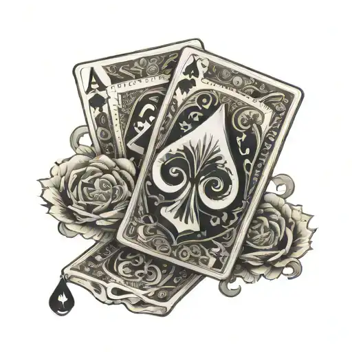 Larks And Aces Poker Card