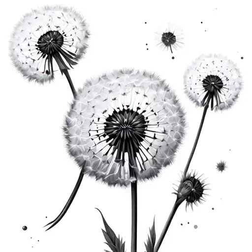 Dandelions With 17789 Within The Dandelion Flower