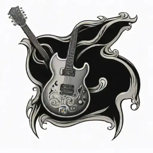 Guitar Plain Back Ground