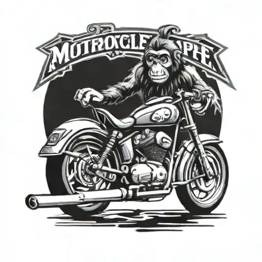 Motorcycle With Ape Bars