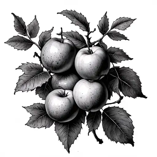 Vine And Branches With Fruit Playing