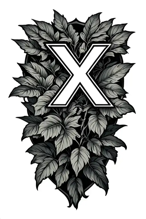 Climbing Plant With Integrated Hunter X Hunter Logo