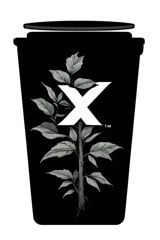 Sleek And Fine Climbing Plant With Integrated Hunter X Hunter Logo
