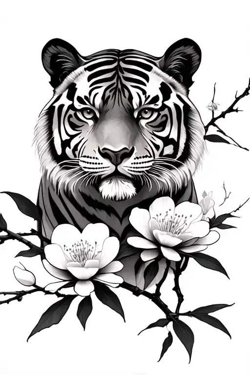 Tiger Cherry Blossom Bamboo