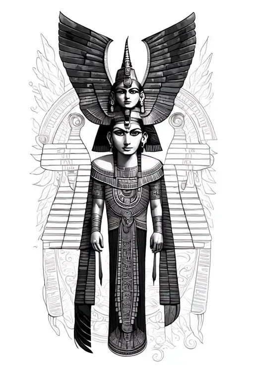 Egyptian Theme Sleeve Tuthanchamon