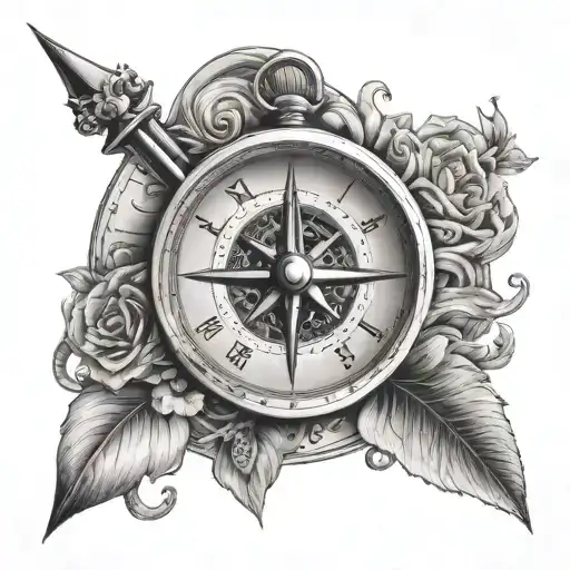 Half Compass Half Clock