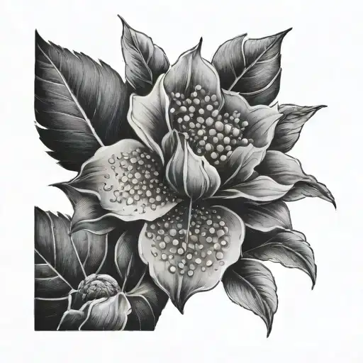 Plant For Pointillism On The Arm