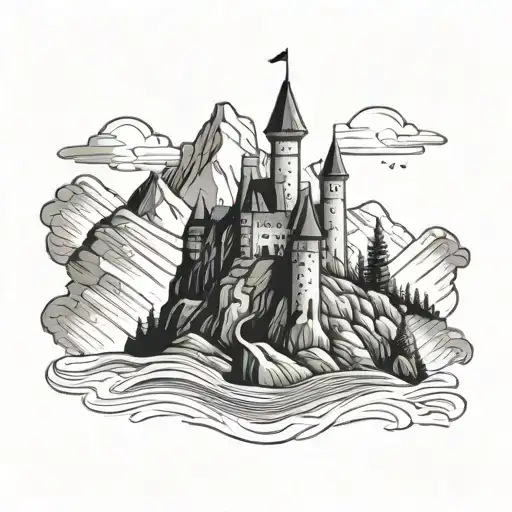 Castle Surrounded My Mountain