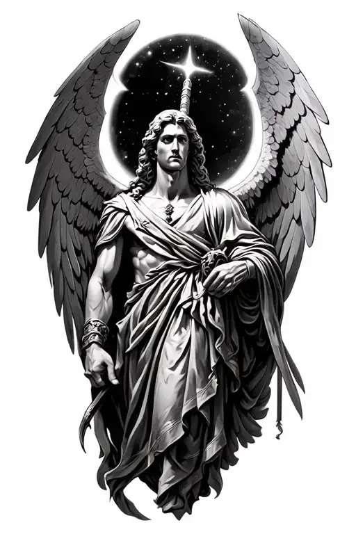 Archangel Micheal Sleeve