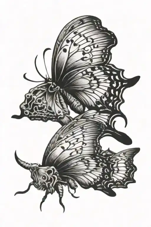 Butterfly And Bull
