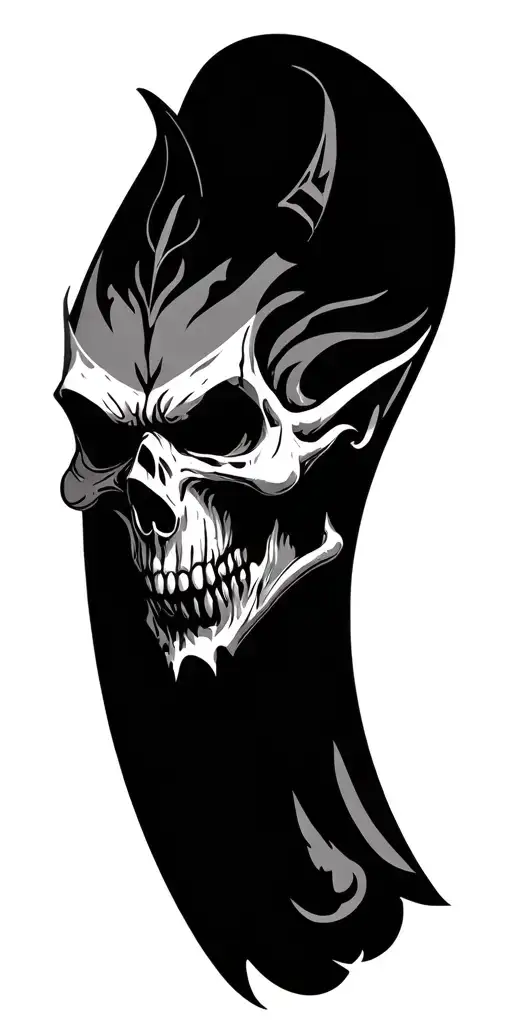 Satanic Tattoo Design