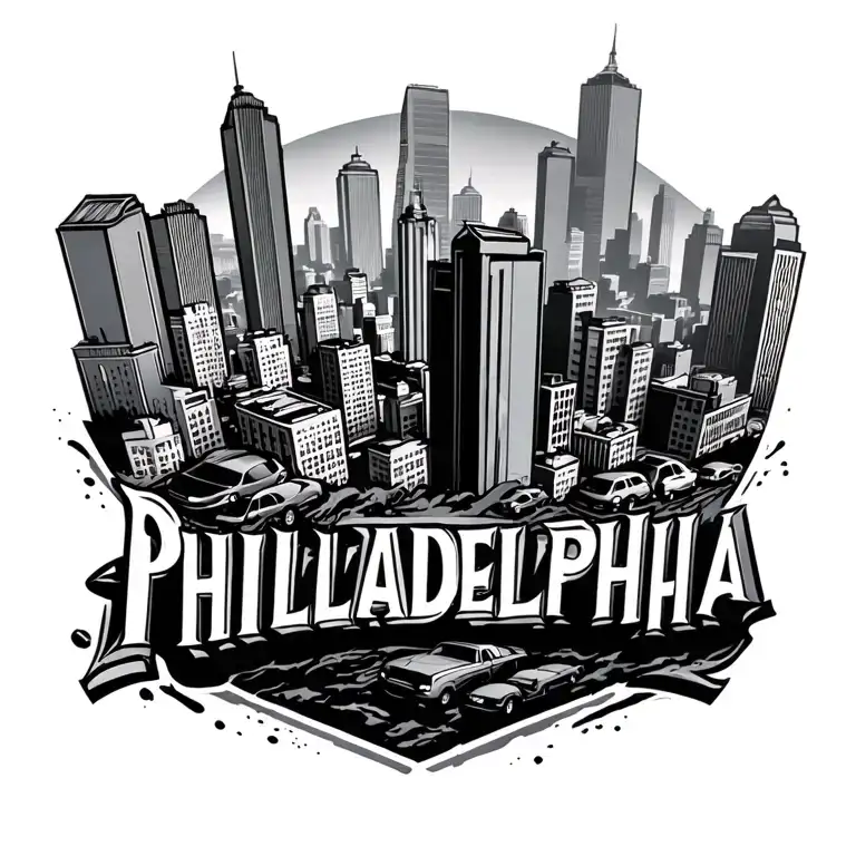 Philadelphia Citytheme With Dirt Wheeling
