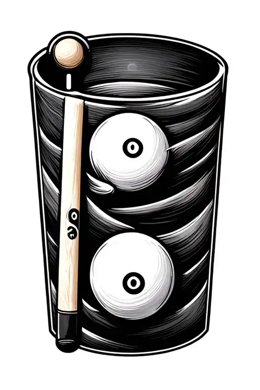 A Billiards Pool Stick