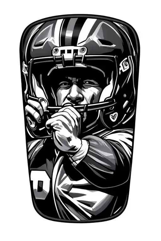 Filmmaking Football Coach Whistle Intertwined