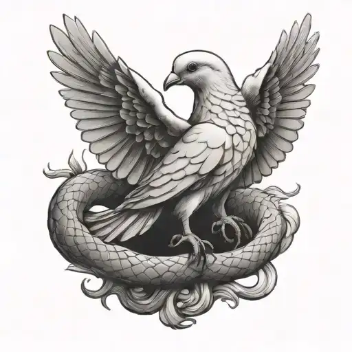 Dove Versus Snake