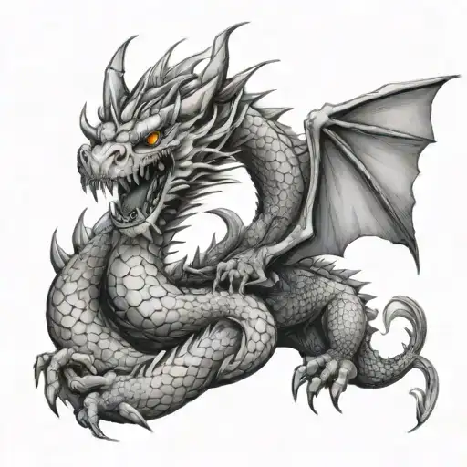 Climbing Dragon Wrapped