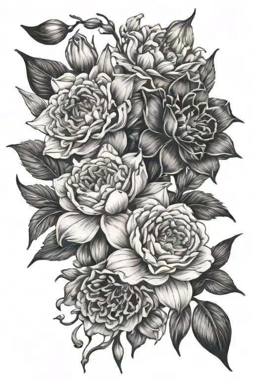 Carnation Daffodil Daisy Rose Water Lily Gladiolus Aster Cosmos