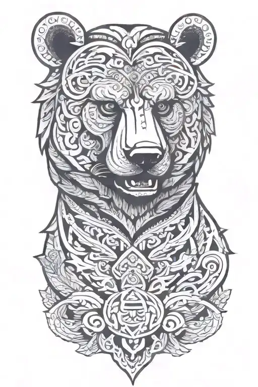 Polynesian Bear Head