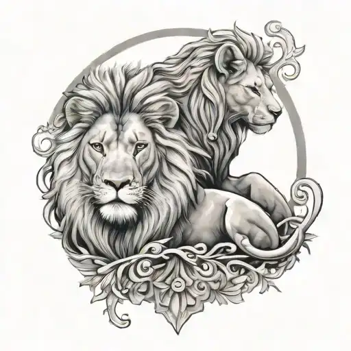 Lion And Lamb