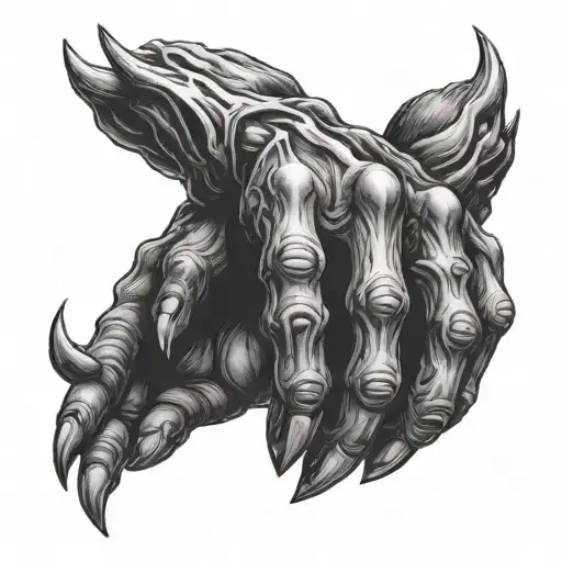 Devil Hands Demon Arms Demonic Hands