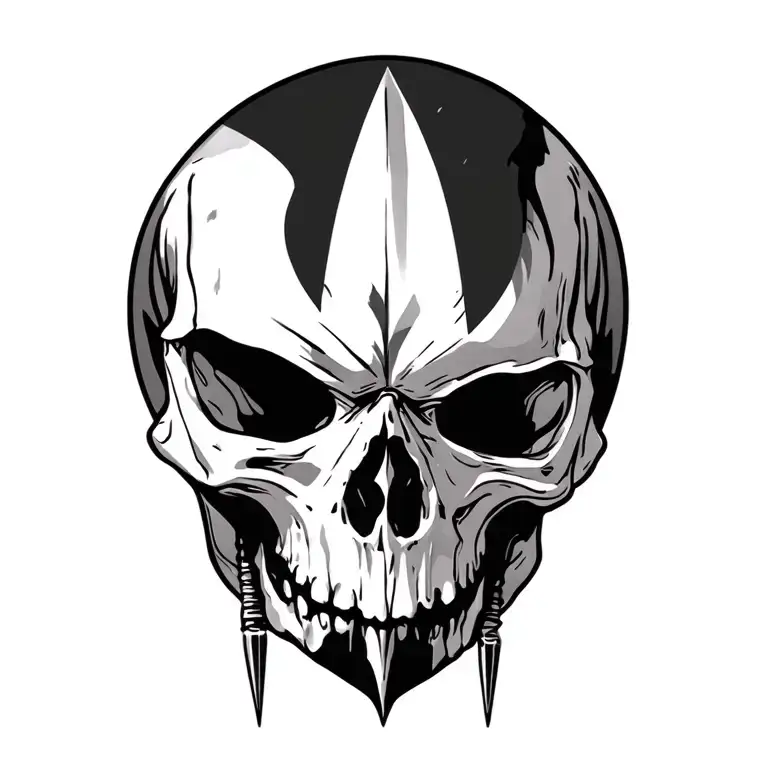 Skull And Broadhead