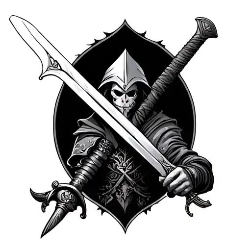 Conquering Tattoo With A Sword