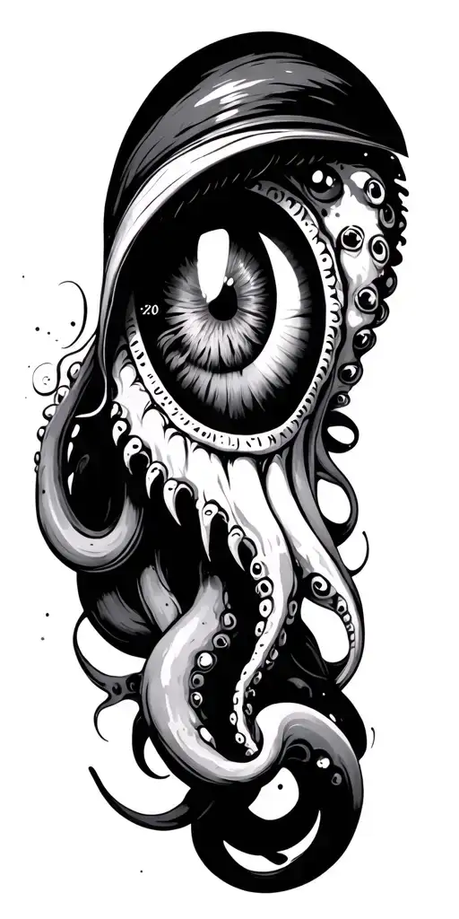 Cosmic Time Octopus Eye