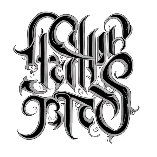 Two Word Ambigram Generator
