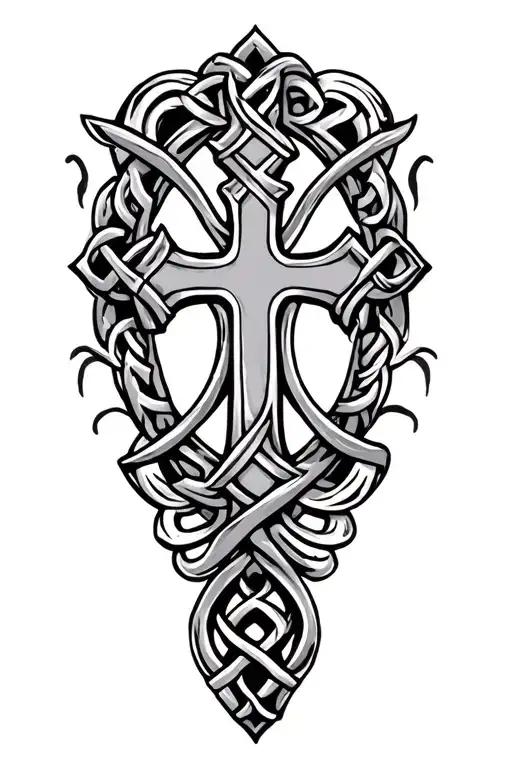 Celtic Cross Surrounded