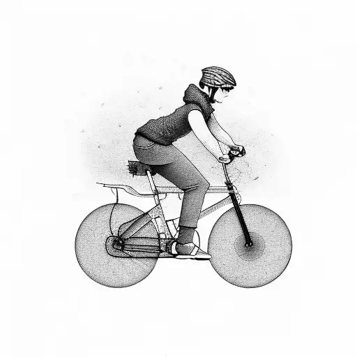 Combine Elements Of A Bicycle And A Book To Symbolize The Client's Love For Learning