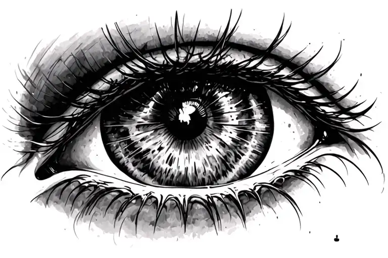 Eye With Sonder In Negative Space