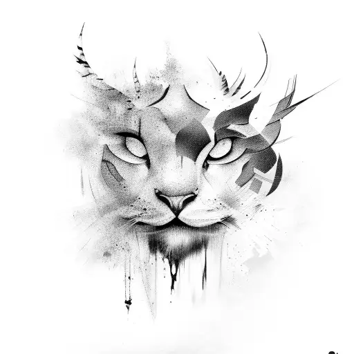 Abstract Brush Stroke