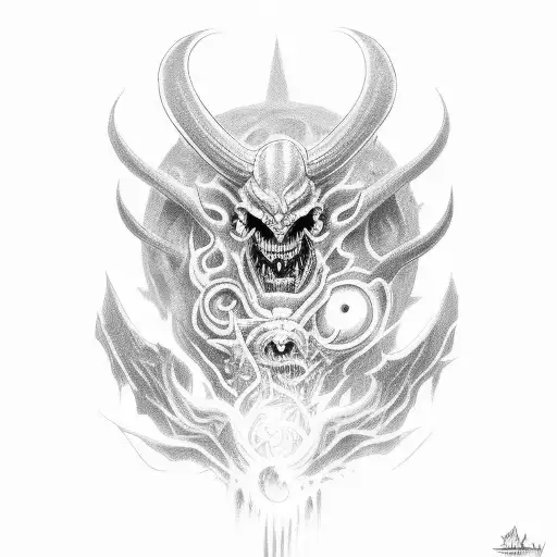 Demon With Tow Tongues