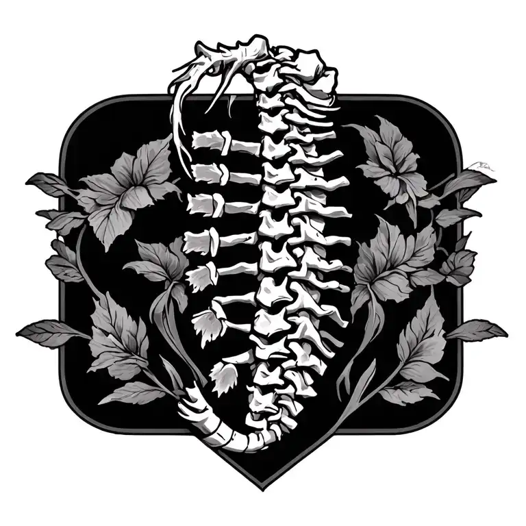 Alabama Spine Tattoo Design Inspired