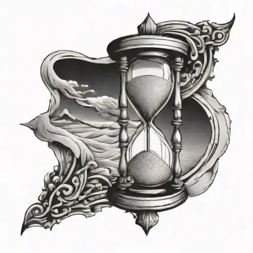Hourglass With Sand