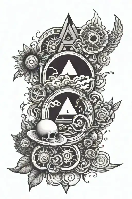 Adhd And Ocd Awareness Symbols And Elements