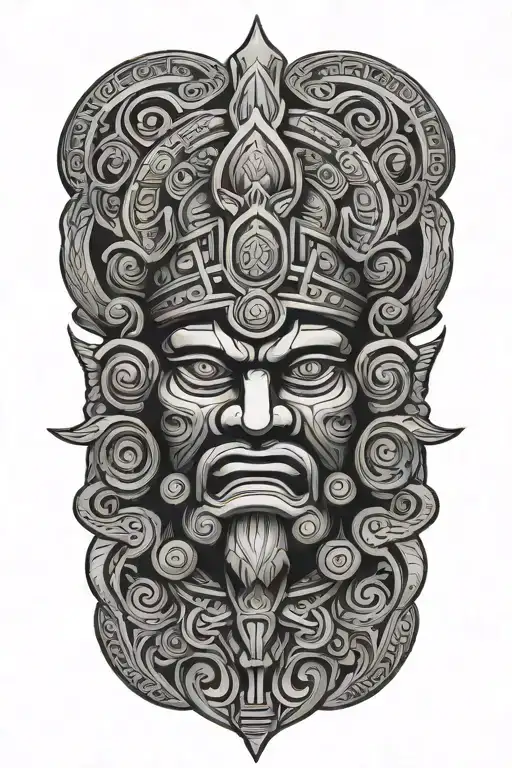 Mayan God Of Heavan